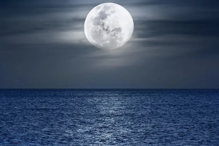 Why Humidity Increases at Night - Moon Over Ocean